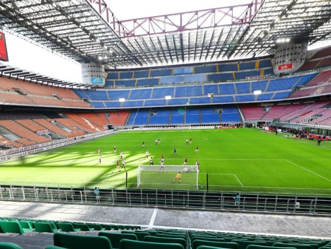 futbolas koronavirusas stadionas