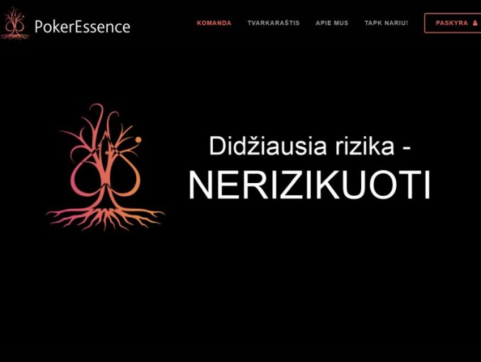 pokeressence logo didžiausia rizika- nerizikuoti