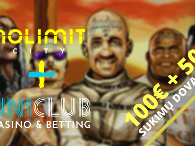 uniclub kazino nolimit city 100€ premija