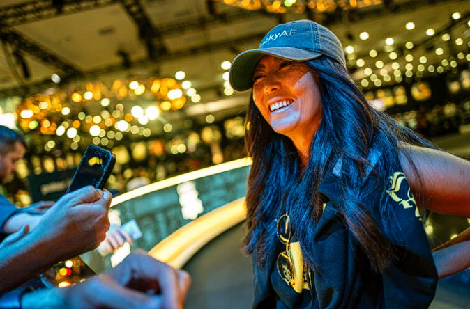 Esther Taylor at the final table